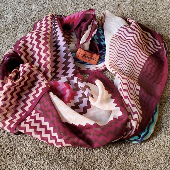 Missoni Accessories - Missoni 100% silk oblong scarf